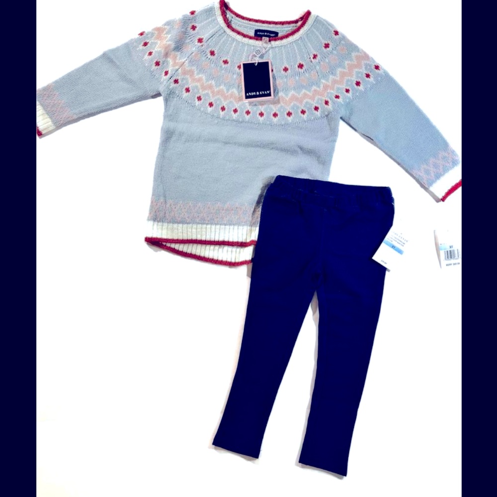 Andy & Evan Sweater Pant Set